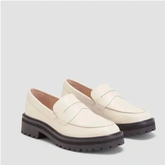 Everlane | Shoes | Worn Once Everlane The Lug Loafer Cream 